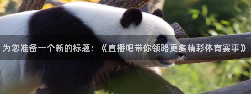 360体育直播软件：为您准备一个新的标题：《直播吧带你领略更多精彩体育赛事》